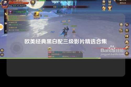 欧美经典黑白配三级影片精选合集