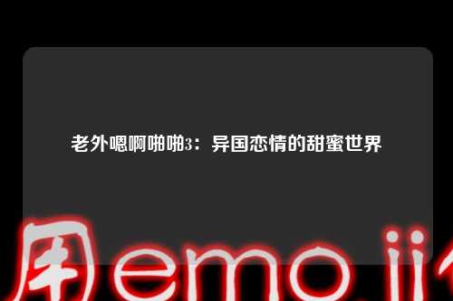 老外嗯啊啪啪3：异国恋情的甜蜜世界