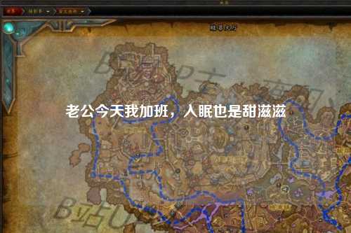 老公今天我加班，入眠也是甜滋滋