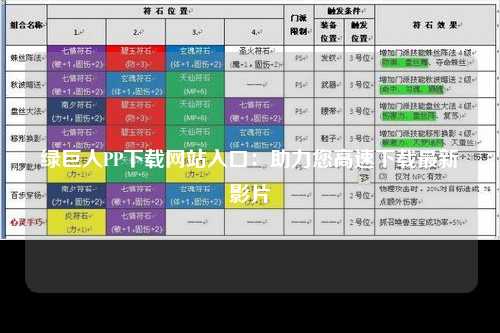 绿巨人PP下载网站入口：助力您高速下载最新影片